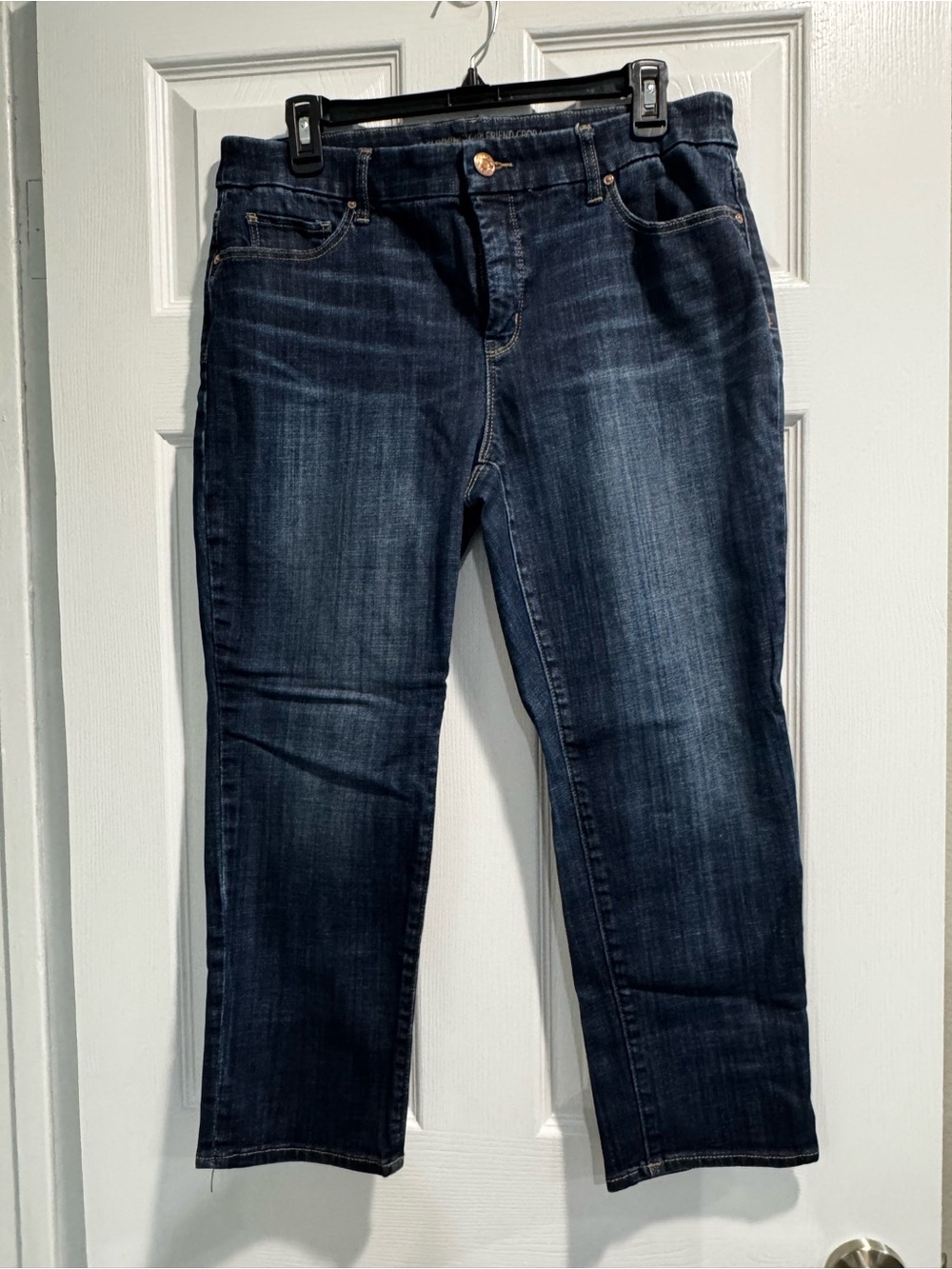 Chico's Dark Indigo Cropped Jeans